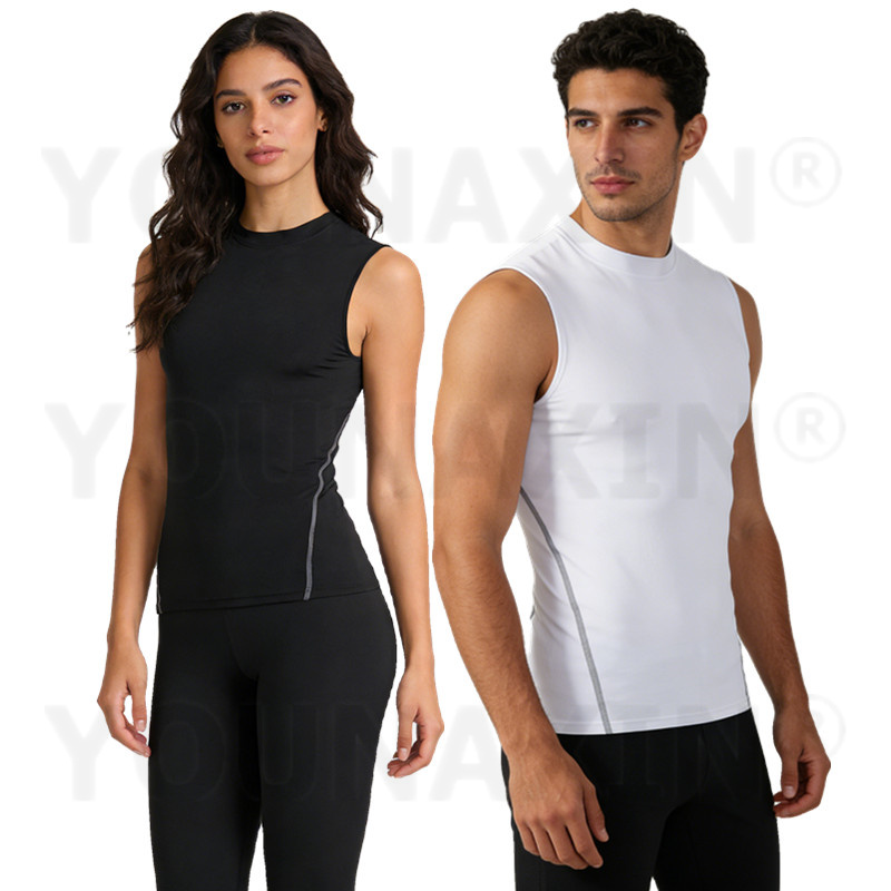 YOUNAXIN Unisex Sleeveless Com - Base Layer Top review and price