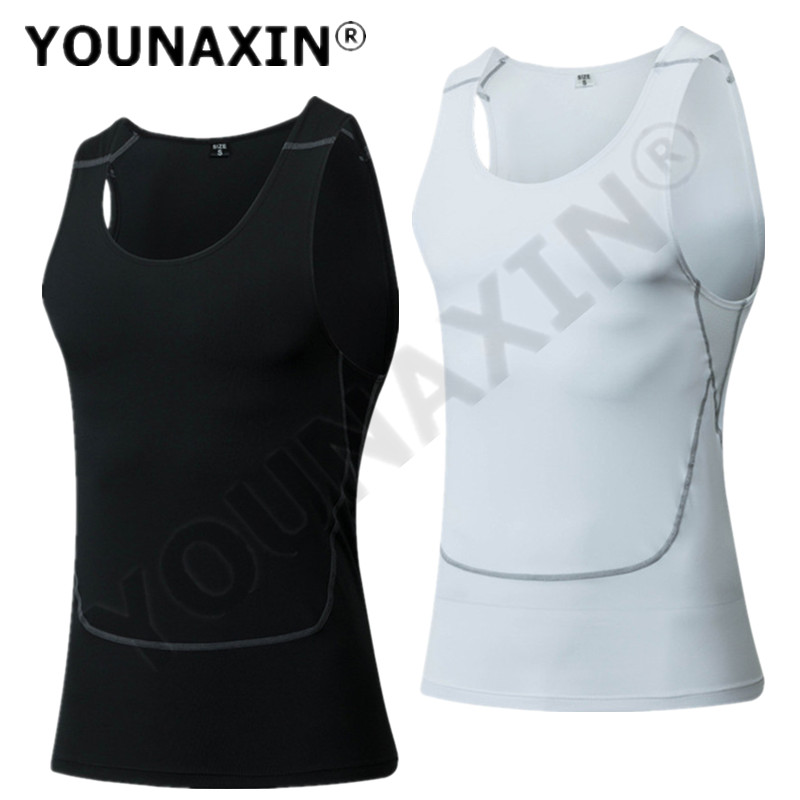 Men Black Sport Skinny Vest Ti - Base Layer Top review and price