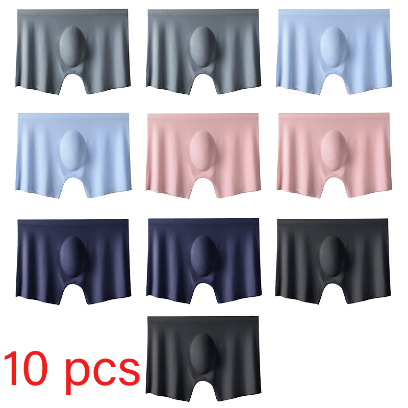 10 Pcs/Lot Men's Summer Ice Si - Boxer Shorts Modal review and price