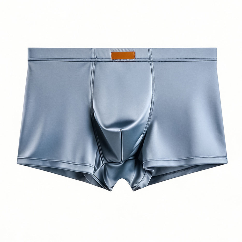 Men Ice Silk Satin-like Boxer  - Pouch Boxer Pouch review and price