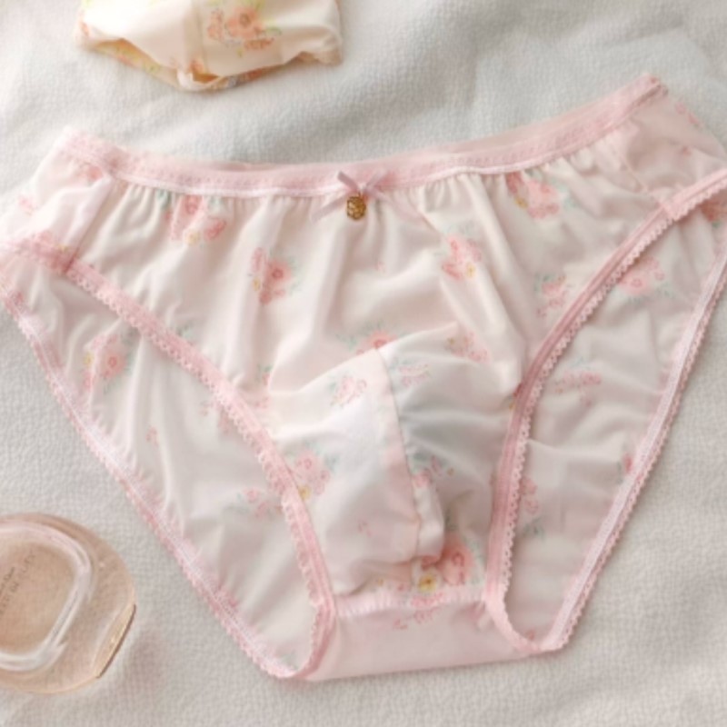 Japanese New Sweet Floral Bow  - Boxer Shorts Modal review and price