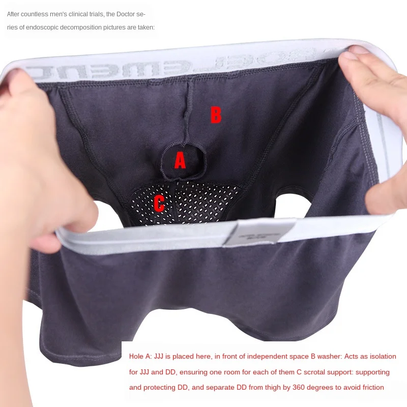Men Ice Silk Separate Pouch Bo - Pouch Boxer Pouch review and price