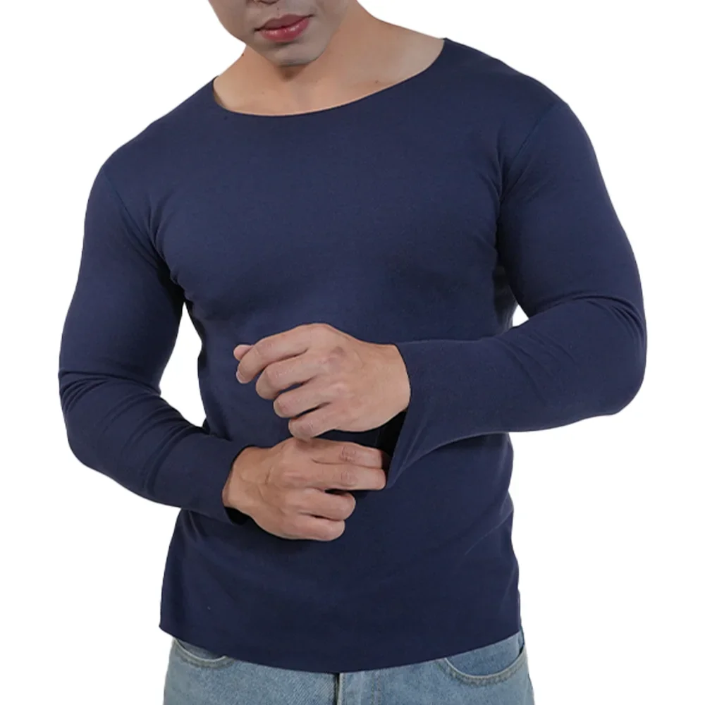 Men Thermal Underwear Long Sle - Undershirt Crew Neck review and price