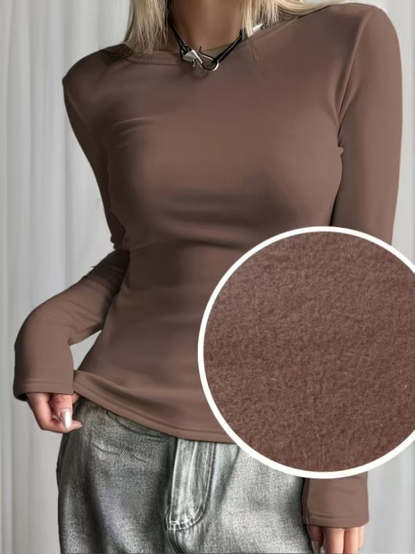 Women's Fleece Lined Base Laye - Base Layer Top review and price